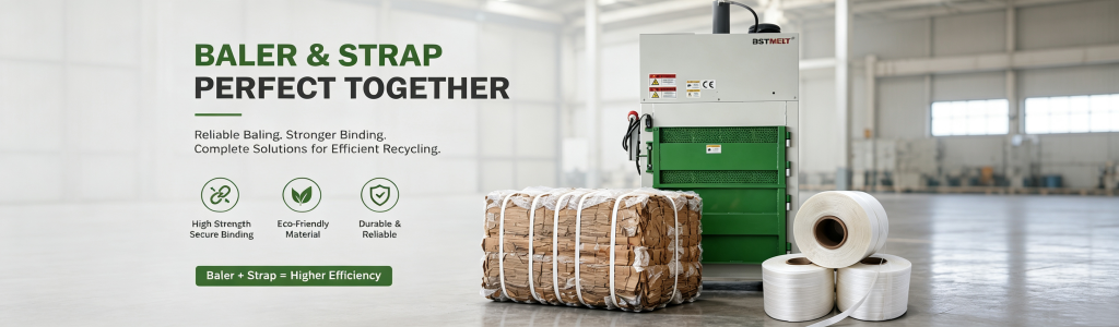 Baling Press Strapping